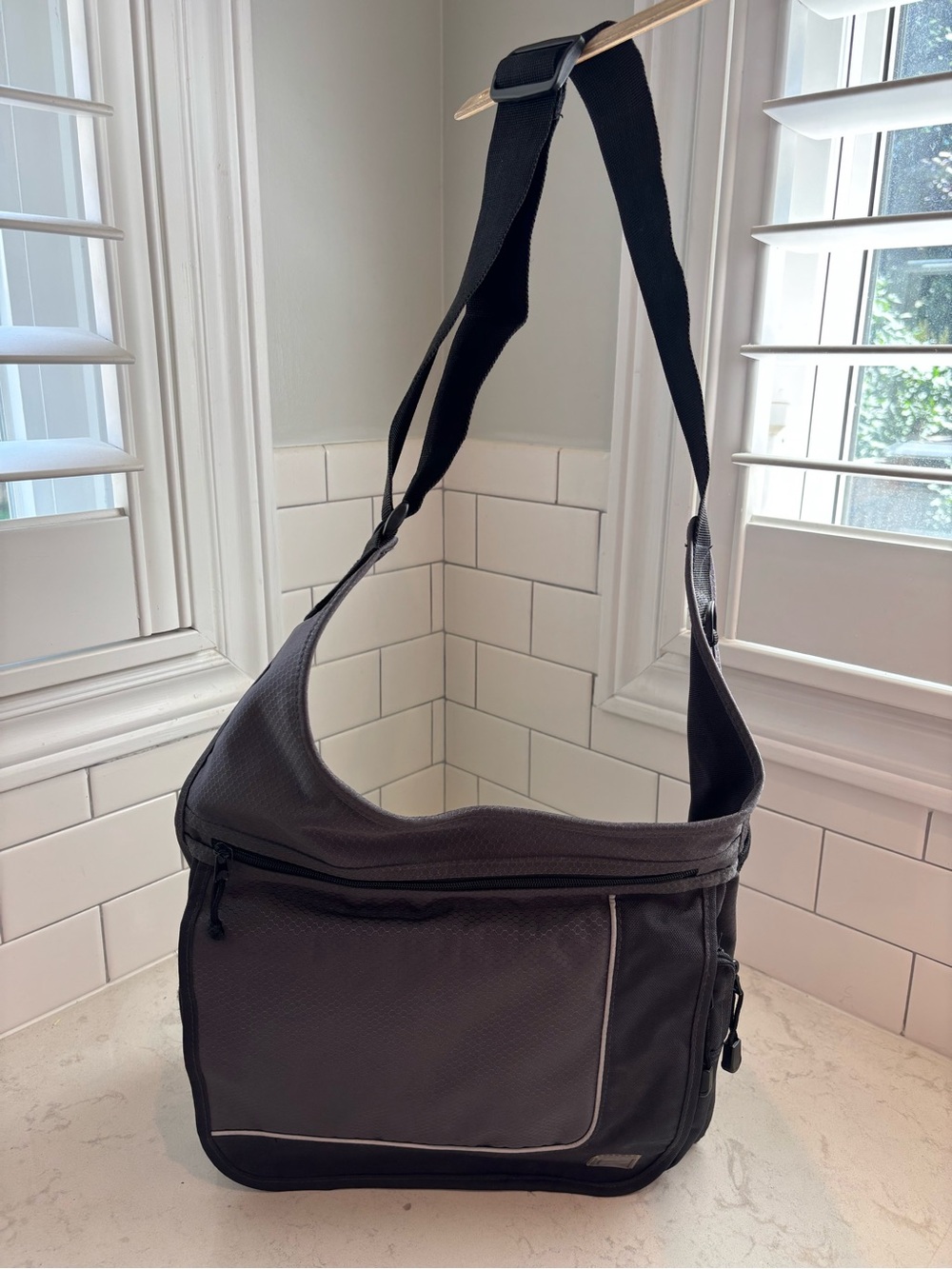 Fila Black Crossbody Messenger Bag